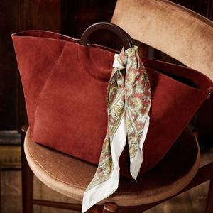 Sezane Paolo leather bag (black)